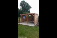 Veranda van Douglas hout