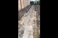 Sleuven graven voor drainage