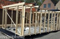 Houten schuur bouwen