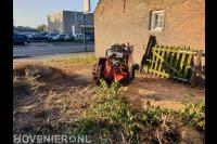 Boomstronk verwijderen met stobbenfrees