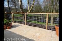 Tuinhek met betongaas