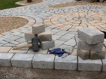 Bestrating tuin